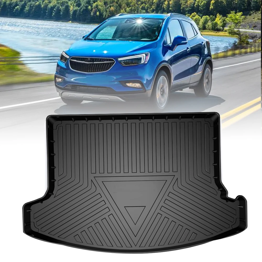 

TPE Trunk Mat For Buick Encore GX 2020 2021 Custom Cargo Liner Trunk Mat Laser Measured Floor Pad Rubber All-Season Protection