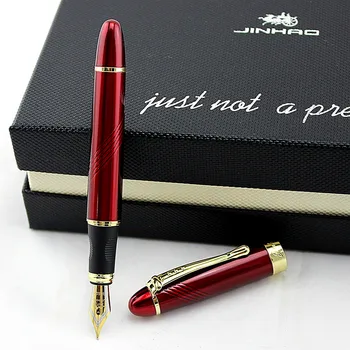 

JINHAO X450 High Quality colour luxury office school Stationery material supplies Fountain Pen Full metal Golded Clip