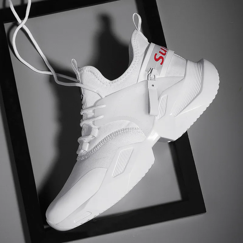 Men's shoes sports casual shoes Running shoes sports shoes classic fashion sports shoes elastic cloth comfortable simple