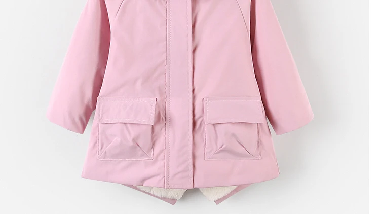 Г. Модная детская зимняя хлопковая куртка для девочек, детская одежда теплое плотное пальто, пальто Детская куртка с капюшоном