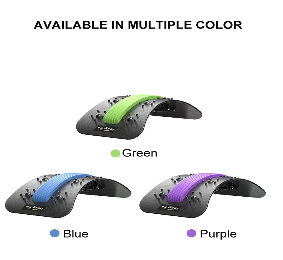 La Couleur Violette Masseurs Pour Le Dos, Magic Stretcher Fitness Équipement De Stretch Soutien Lombaire Relaxation Mate Civiere Appareil Pour Etirer Le Dos Etirement Lombaire Get Tension Musculai