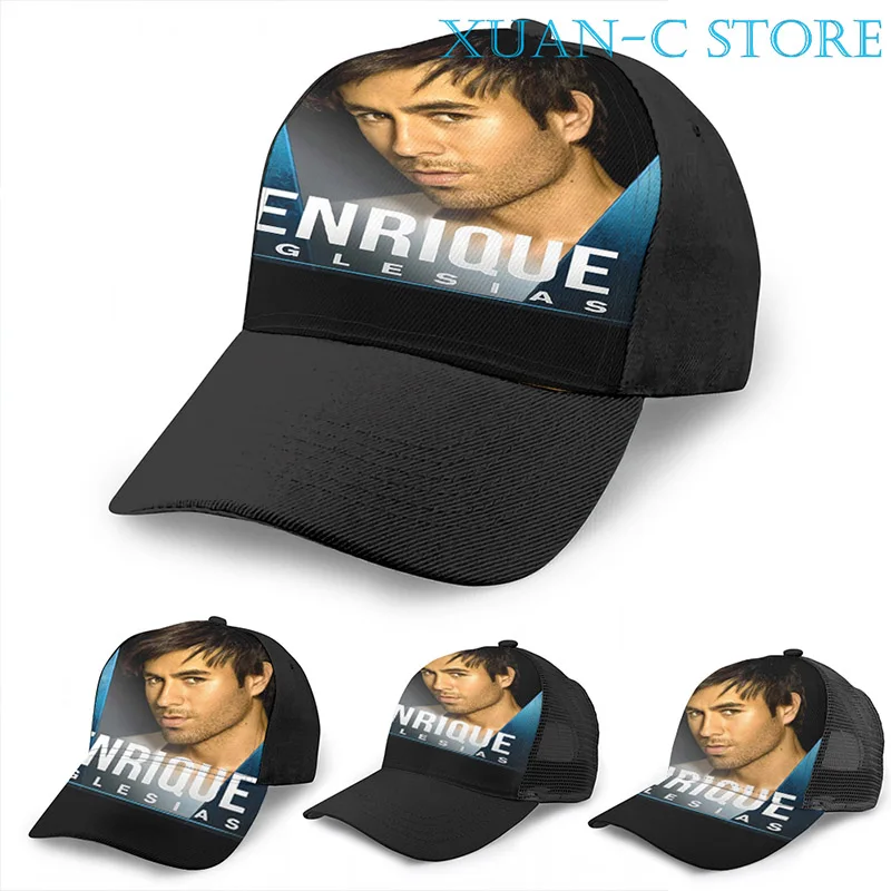 ENRIQUE IGLESIAS Тур LEMOT баскетбольная кепка мужская и женская модная черная шляпа унисекс с принтом
