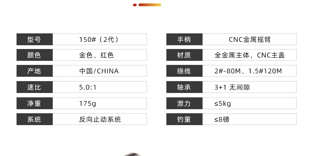 Authority And bing diao lun 2 S 150# рыболовное колесо полностью металлическое мини-спиннинговое колесо из цинкового сплава