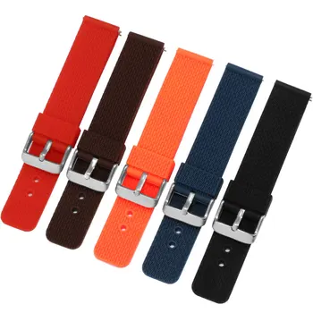 

PEIYI 18 20 22 24mm Waterproof silicone watchband Replacement rubber strap for men and women bracelet Quick release