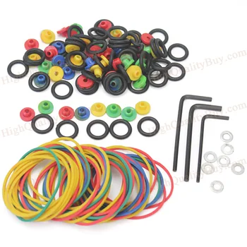 

Tattoo Accessories 50pcs Tattoo Rubber Bands 50pcs Tattoo O-rings 50pcs Grommets Professional Tattoo Accesories Kit