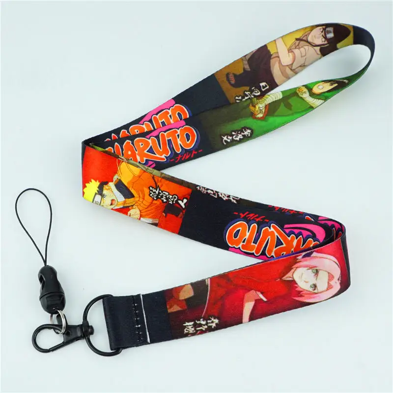 NARUTO C Японский аниме шейный ремешок, сказочный хвост, Наруто, атака на титанов, ID, держатель, брелок, ремешки, подарок, новинка - Цвет: NARUTO C