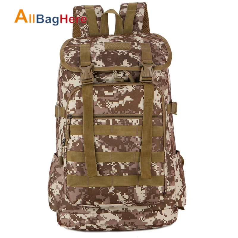 Desert Camo Школьные рюкзаки для ноутбука, военный тактический рюкзак для мужчин и женщин, рюкзак для альпинизма, кемпинга, туризма, охоты, камуфляжная армейская сумка - Цвет: Desert Camo