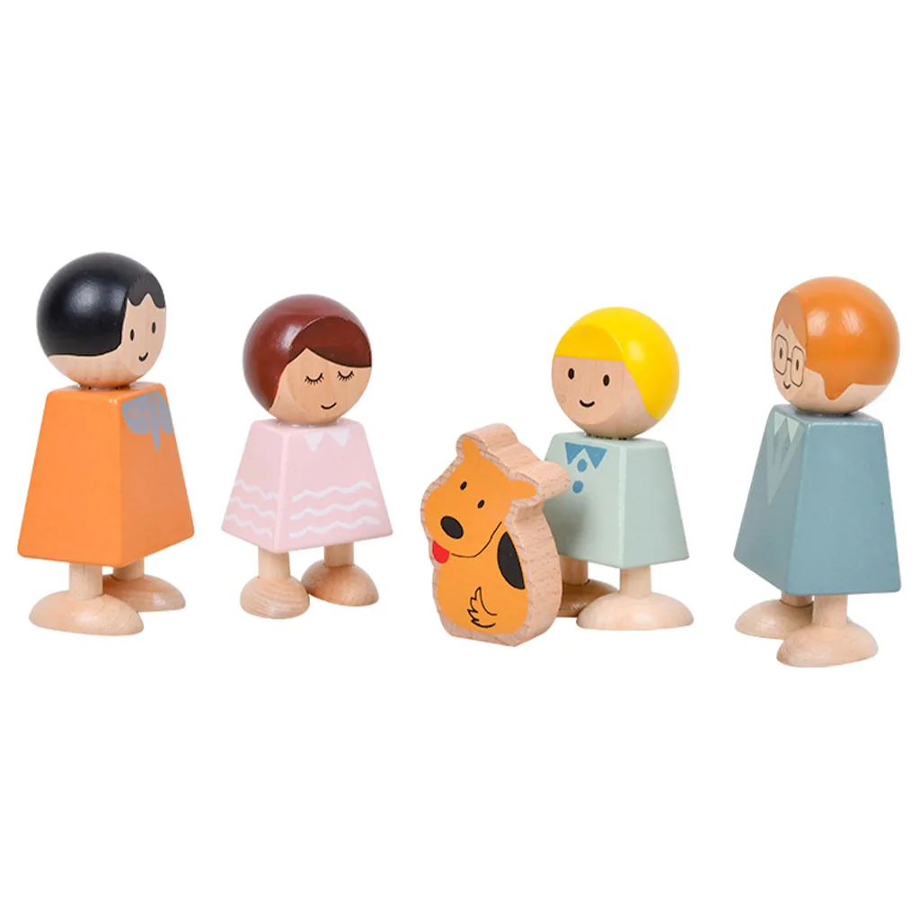 5Pcs Montessori Children Early Education Building Blocks Cognition Development Toys