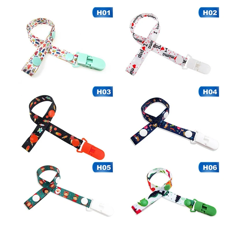 Baby Pacifier Clip Chain For Soothers Toys Ribbon Chupetas Funny Dummy Holder Leash Strap Nipple Holder Infant Feeding