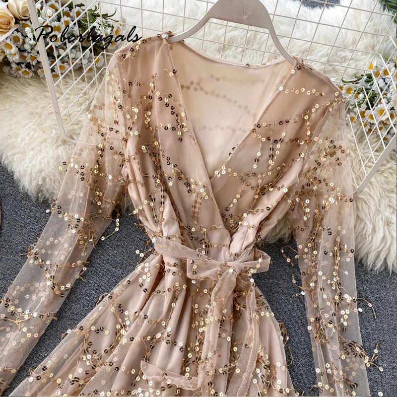 Летние сексуальные вечерние платья для ночного клуба с бахромой блестками и v