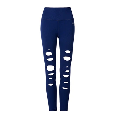 Blue Yoga Pants Сексуальные Бесшовные Леггинсы Штаны Для Йоги Для женщин Леггинсы для йоги спортивные Для женщин Фитнес жизненно Бесшовные Леггинсы Спортивные Фитнес Костюмы - Цвет: Blue Yoga Pants