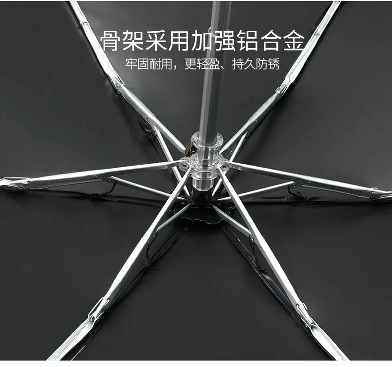 Mini Umbrella Men Kids Umbrellas Parasol Sun Pocket UV Five Folding Umbrella Clear Lace Small Travel Paraguas Gift Ideas SY096