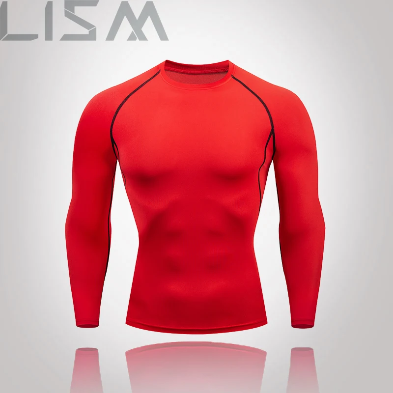 Men's Sportswear Compression Sportswear Quick-Drying Running Suit Clothing Sports Jogging Training Gym Fitness Sportswear Tight long johns target