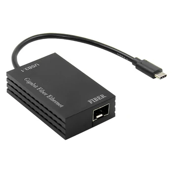 

Type-C Gigabit Fiber Server Network Card 1000M SFP Server Fiber Network Card RTL8153