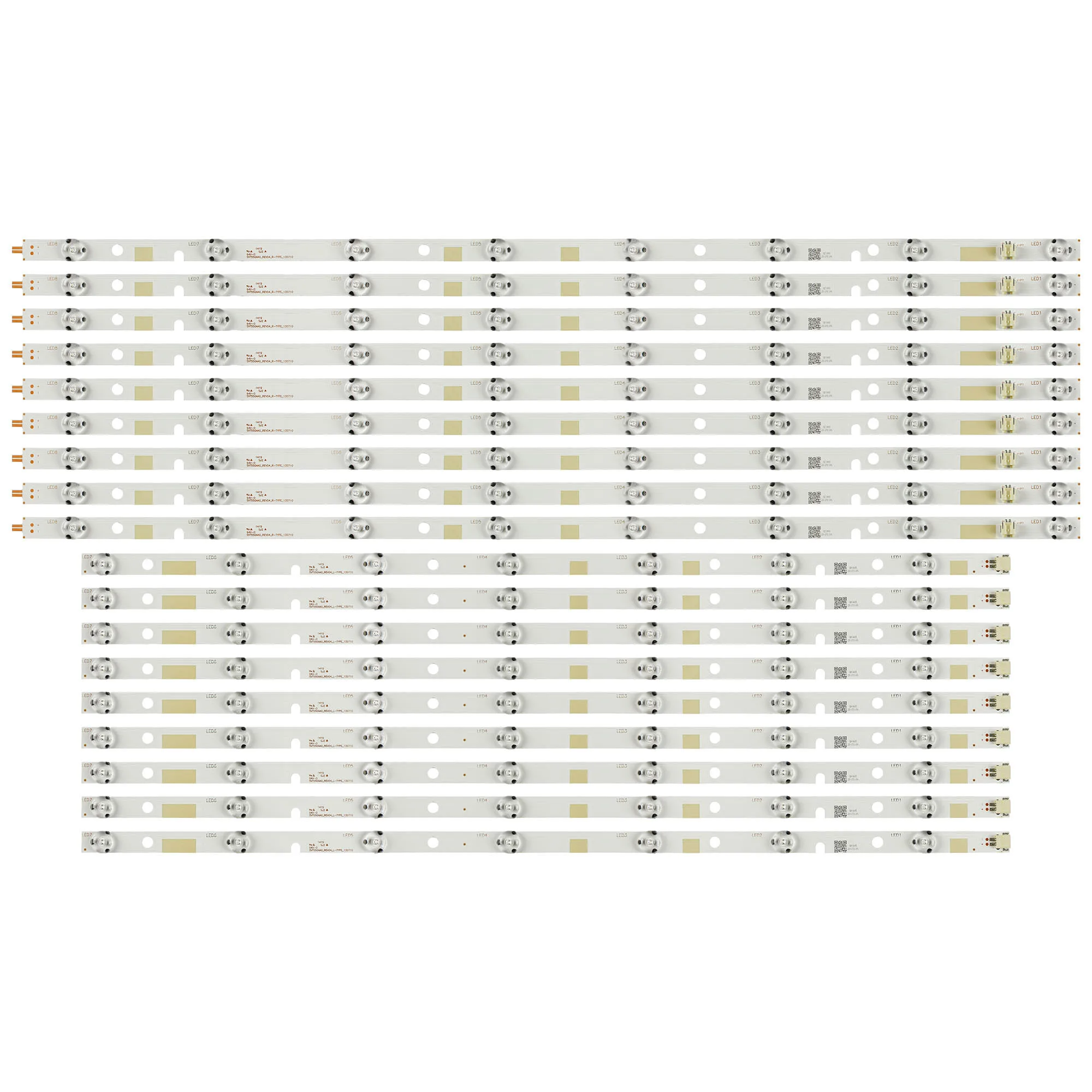 Original Led Backlight Strip para Toshiba 55 Polegada tv Svt550aa0 _ Rev04 r Ltipo 130710 Lc550duk sg k2 15 Lâmpada