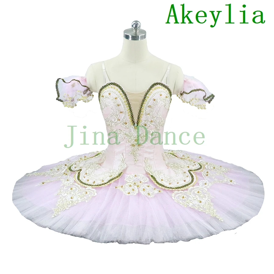 Pink Adult Professional Tutu Sleeping Beauty Pancake Tutu Dress For Girls Stage Costume Peach Nutcracker Ballet Tutu Lilac Women