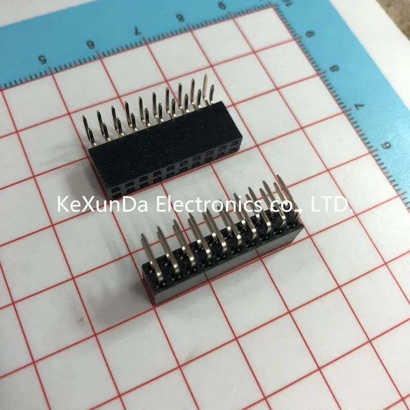 2.54MM 2X10R По ограничению на использование опасных материалов в производстве 2,54 мм 2*8/10/20/40 R 2,54 2X8/10/20/40R 100 шт. женский двойной кабины Лупер под прямым углом штыревой разъем 90 градусов разъем - Цвет: 2.54MM 2X10R