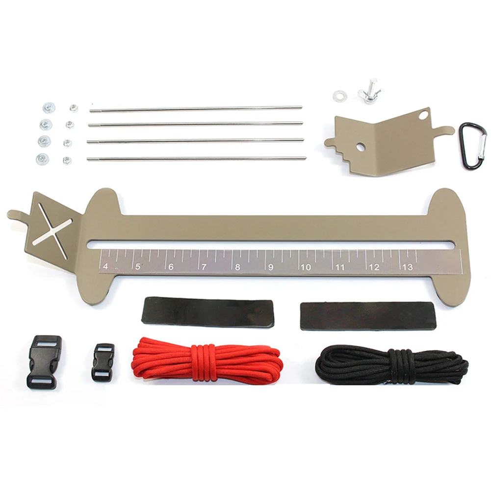 

Adjustable Paracord Jig Bracelet Maker Paracord Tool Kit Metal Weaving DIY Craft Maker for Outdoor Sports Traveling Use tool