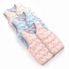 Зимний жилет для маленьких девочек от 0 до 2 до 4 лет, для мальчиков 1-3 лет, для детей 6, 8, осенне-зимний пуховик с 5 перьями, 9 Co