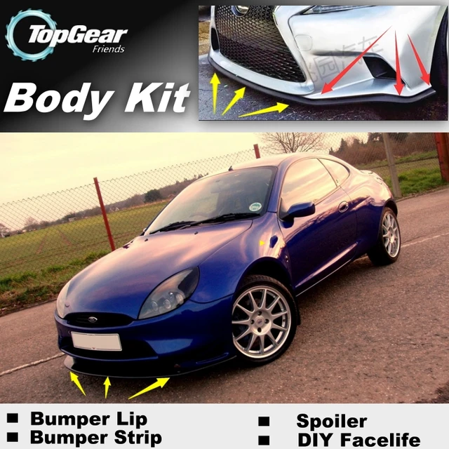 Lip Deflector For Ford Puma Front Skirt For Fans Car View Tuning / Body