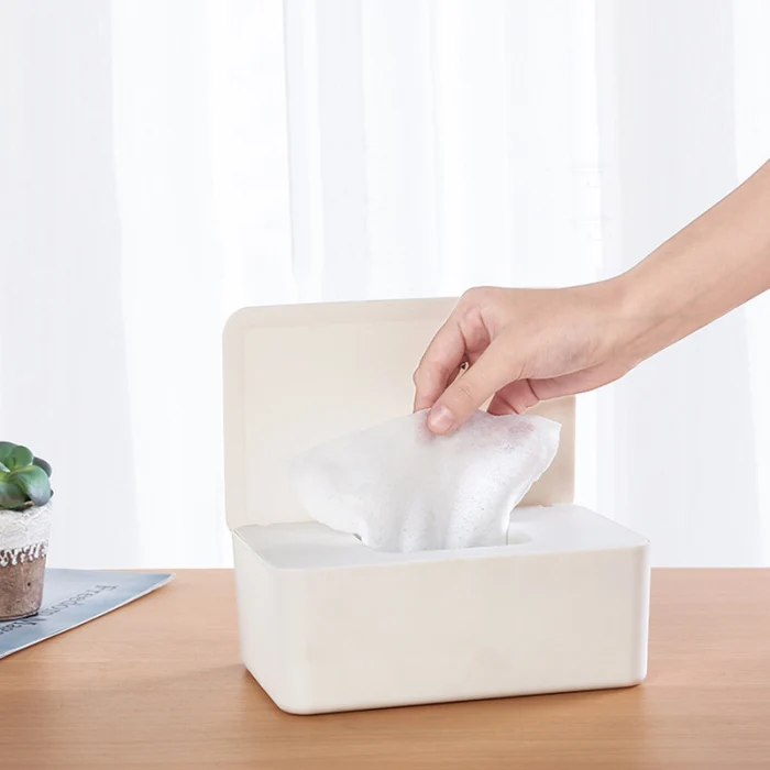 Диспенсер влажных салфеток Держатель тканевая коробка для хранения чехол с крышкой Пылезащитный для домашнего офиса