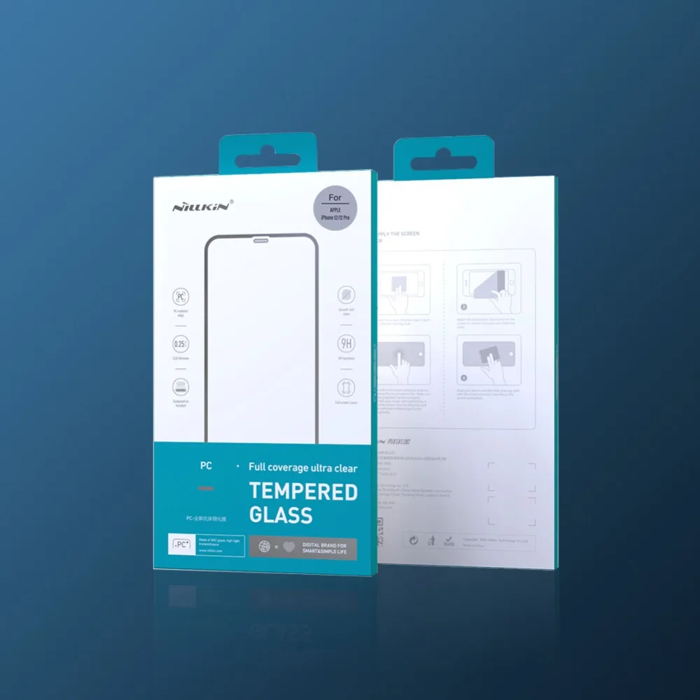 mobile tempered glass Cho iPhone 13 12 Mini 11 Pro X 8 7 Plus XR XS Max Kính Cường Lực Hiệu Nillkin Full Bao 3D Cường Lực kính Cường Lực Bảo Vệ Màn Hình Trong Cho iPhone SE 2020 best screen guard for mobile