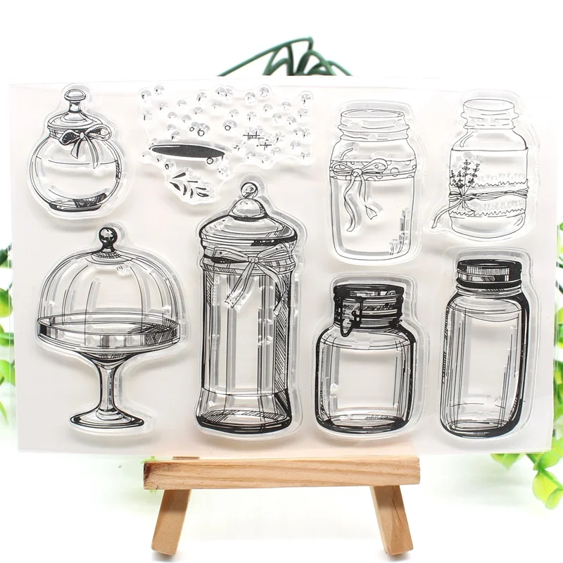 Прозрачный силиконовый штамп/печать KSCRAFT для скрапбукинга сделай