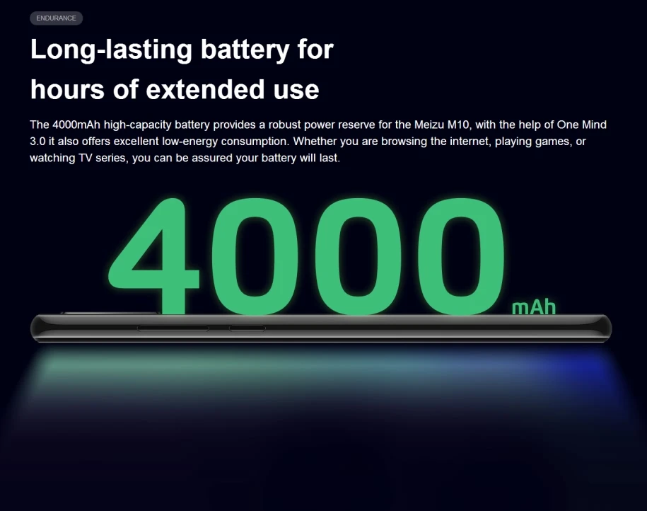 Meizu M10, глобальная версия, 3 ГБ, 32 ГБ, MTK P25, четыре ядра, 6,5 дюймов, HD ips, тройная камера, сотовый телефон, 4000 мАч, большая батарея