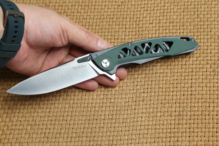 Складной нож Nimoknives yggdrail Flipper рукоятка из G10 лезвие 440с для мячей кемпинга охоты