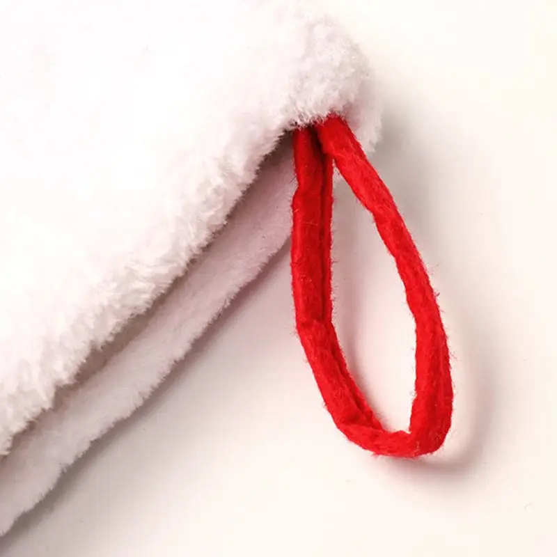 Christmas Stockings Mini Sock Snowflake Xmas Tree Candy Gift Bag Hanging Pendant 6XDD