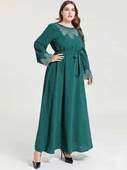 

Ramadan Holiday Robe Musulmane Muslim Hijab Women Dress Vestido Evening
