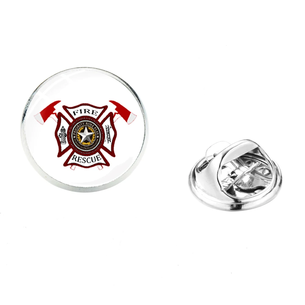 SONGDA пожарный Профессиональный штифты из нержавеющей стали Пожарная служба декоративная брошь шпилька значок на одежде кронштейн Мужские аксессуары - Окраска металла: Style 9