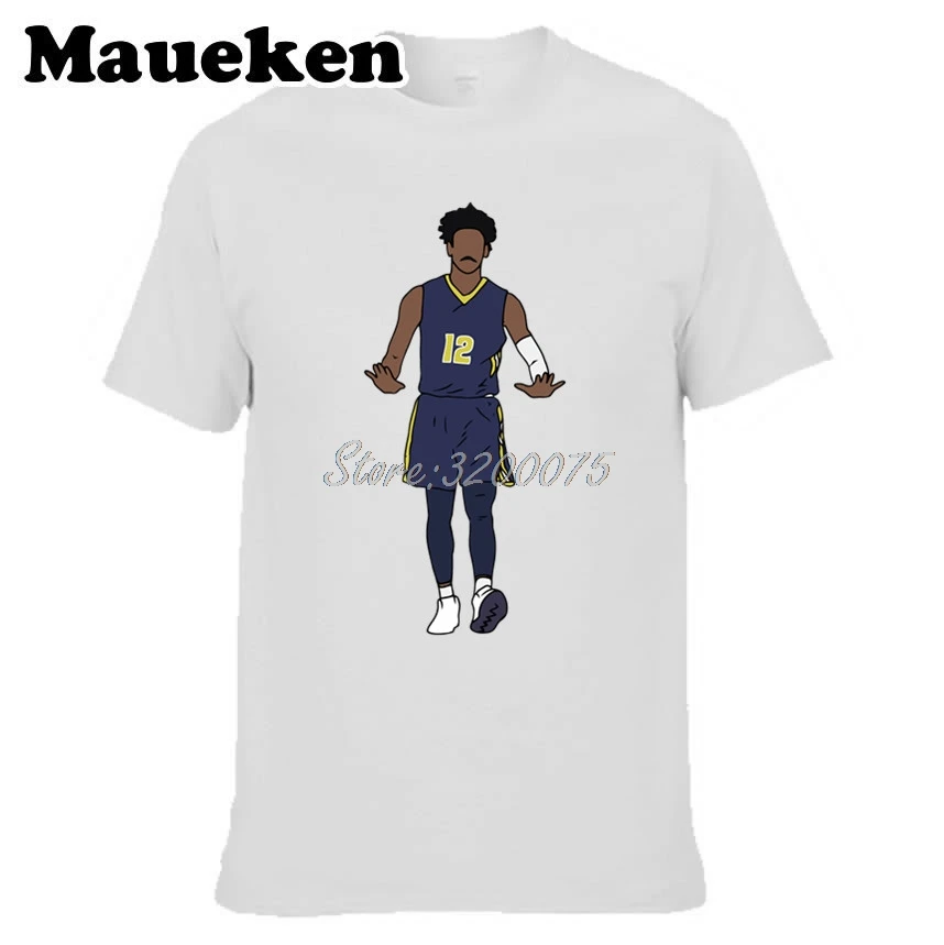 Мужская футболка Ja Morant 12 одежда футболка мужская футболка для фанатов Memphis футболка с круглым вырезом W19101922 - Цвет: 18