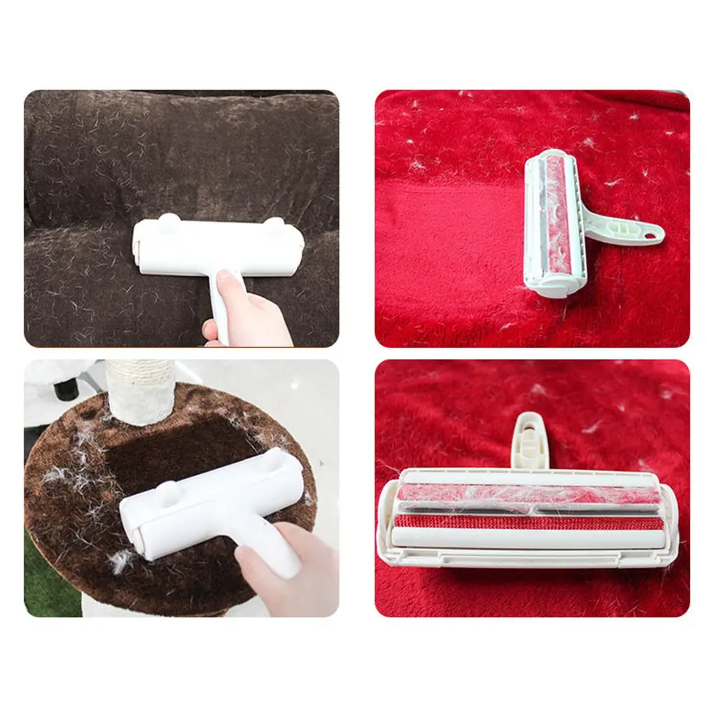 Pet Hair Removers Household Sticky Hair Tools Two-Way Self-Cleaning Brushes Home Sofa Bedding Hair Remover
