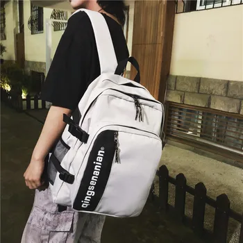 

Large Capacity Travel Teenage Backpack for men Casual Unisex Back Pack Women Bagpack Black Big Student School Bags teens Boys