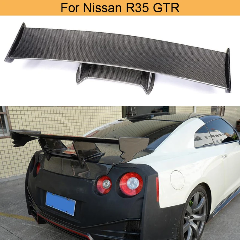 Car Rear Trunk Spoiler Wing For Nissan R35 Gtr Gtr 2009 2015 Rear