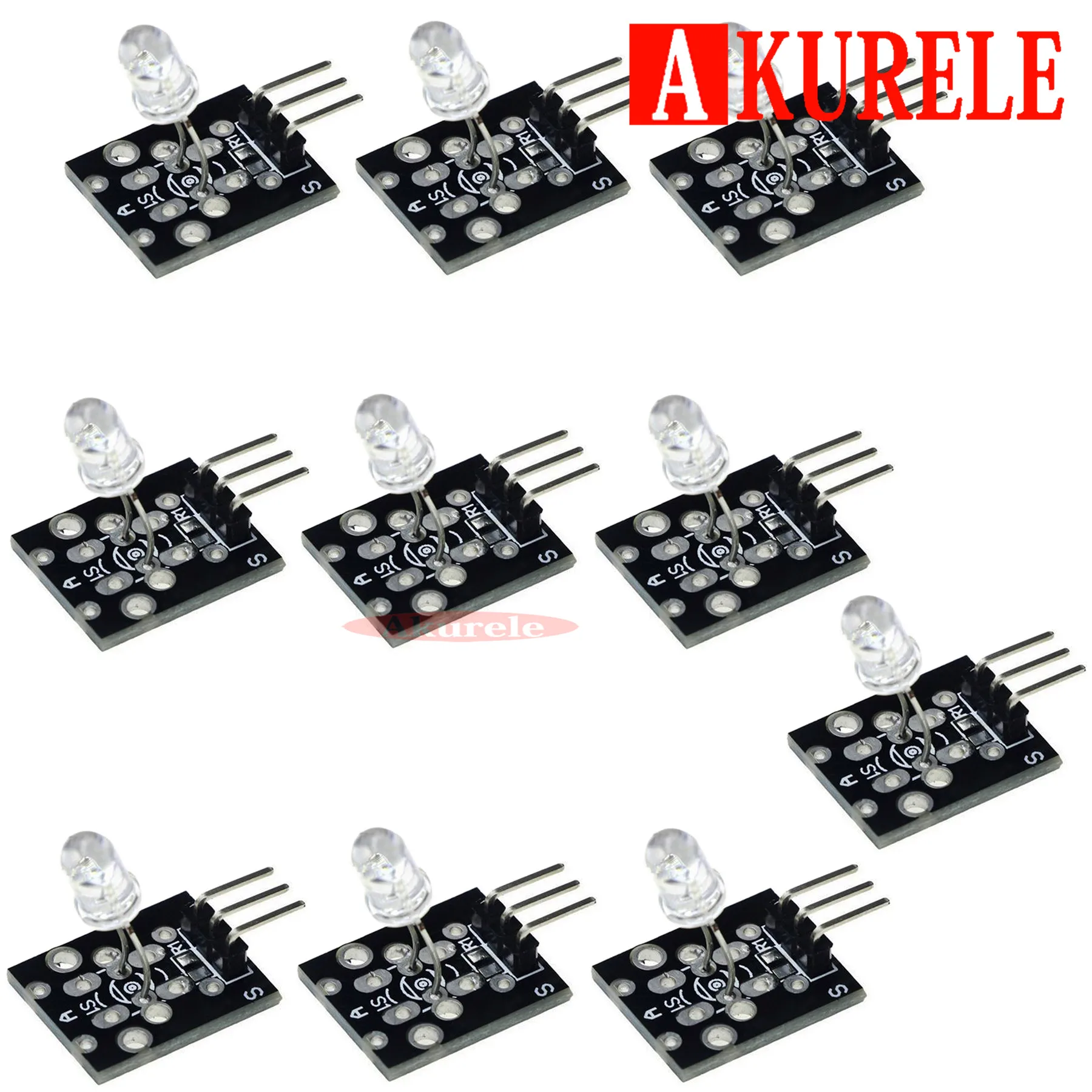 10pcs KY-005 Infrared IR Transmitter Emission Sensor Module For Arduino AVR PIC Starter Kit 3pin Smart Electronics KY005 | Электроника