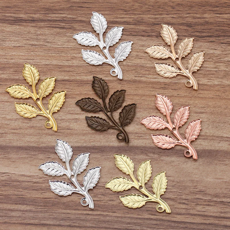 50pcs-32x50mm-Gold-Silver-Plated-Leaf-Filigree-Hollow-Out-Leaves-DIY-Hand-Made-Jewelry-Accessories-Wholesale (2)