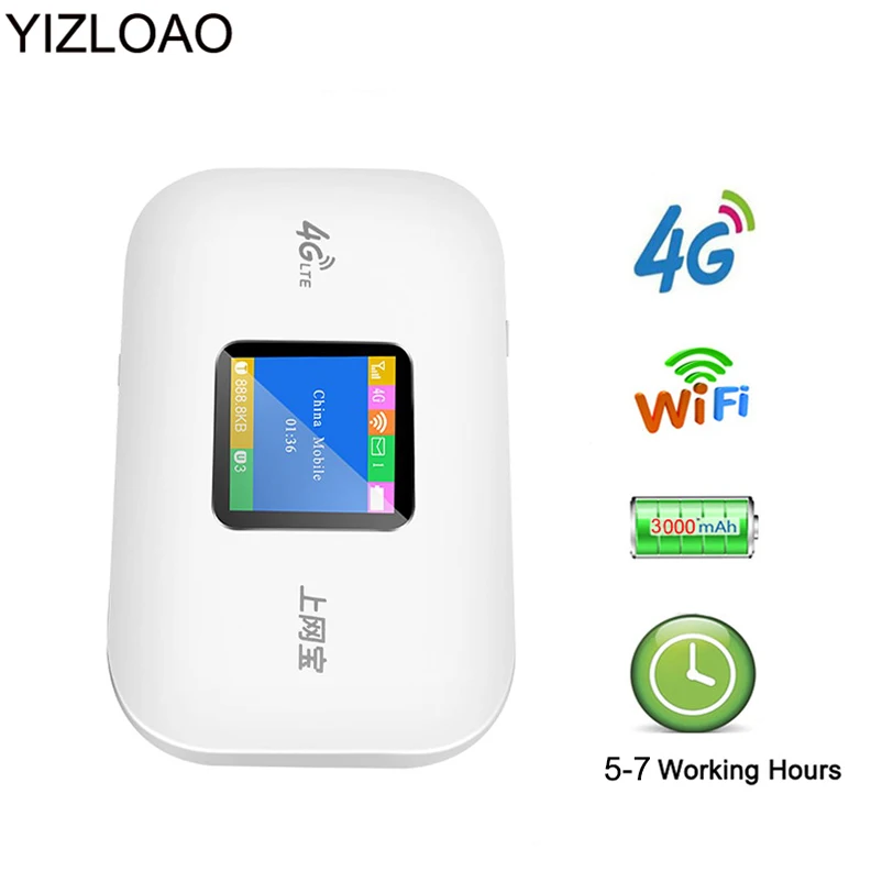 Беспроводной/портативный/карманный мини роутер YIZLOAO 4G Wi Fi 3G Lte с Sim
