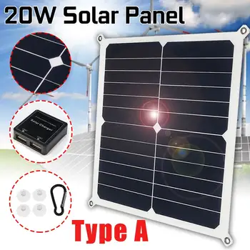 

Solar Panel 25W Double USB Output Solar Cells Poly Solar Panel Module Portable Solar Panels For Battery Cell Phone Chargers