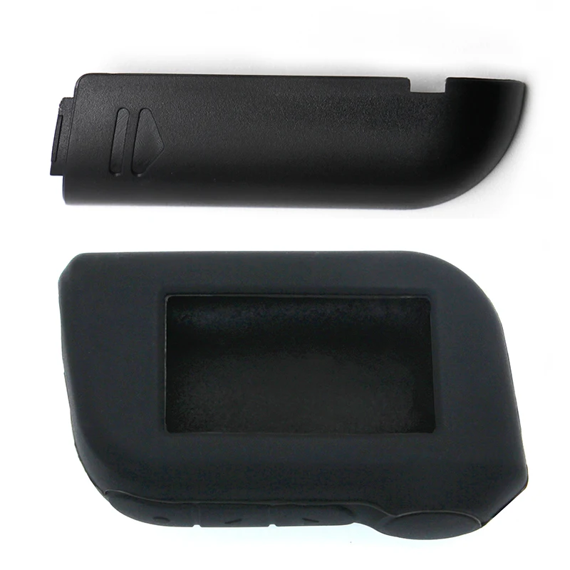 Funda de silicona para llave + funda de batería A93 para StarLine A93 A63 A39 A36 LCD llavero para mando a distancia cubierta del cuerpo