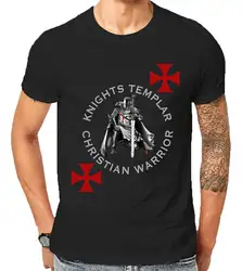 Рыцари Тамплиер, христианский воин, клятва, футболки, борющиеся за Бог, рубашка канон, библейская