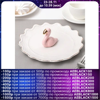 

Dessert plate 20 cm "Golden Flamingo"