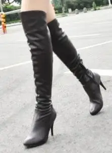 Женские высокие сапоги; botas mujer invierno; зимние теплые модные сапоги без шнуровки; женские сапоги-гладиаторы; Zapatos De MujerD100