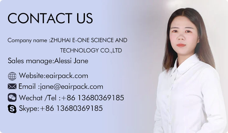 name card of air cushion system