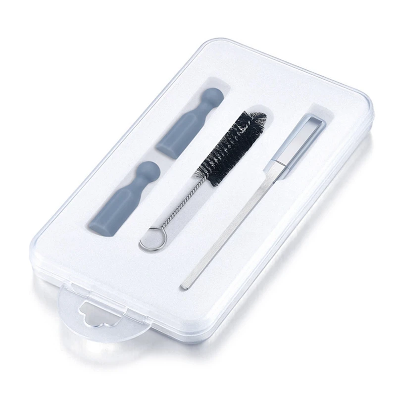 1Set tapón de silicona hoja utensilios cepillo de limpieza limpia Protor Kit para giratoria 2,4/giratoria 3,0 calentador de Elronic cigarrillo Accesorios