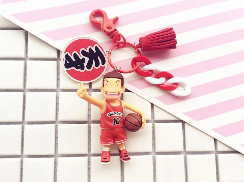 Модные ювелирные изделия Slam Dunk Q Edition ручной работы брелок Сакура Дерево Цветок дорога Rukawa Fengxiang Кубок игрок кукла брелок кулон