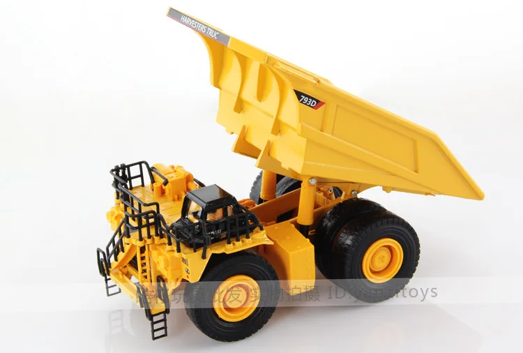 Cadeve в коробке 620020 Сплав Инженерная модель автомобиля 1: 75 шахтных грузовиков шахтная тележка Большой самосвал