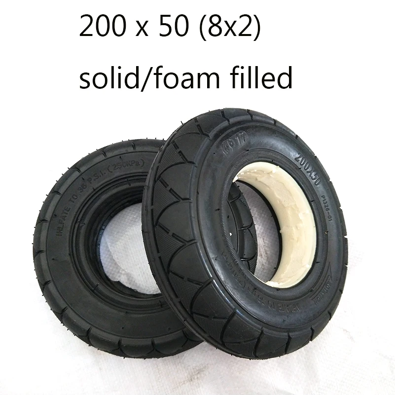

Electric Scooter Inner and Outer Tire 200X50 Tire 8 Inch Solid Tire Mini Folding Electric Car Balancing Car Solid Tire