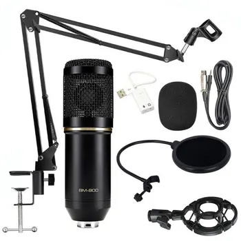 

Microfone BM 800 Studio Microphone Professional Microfone BM800 Condenser Sound Recording Microphone For computer